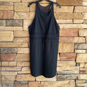 Under Armour black tank activewear dress Women Large EUC